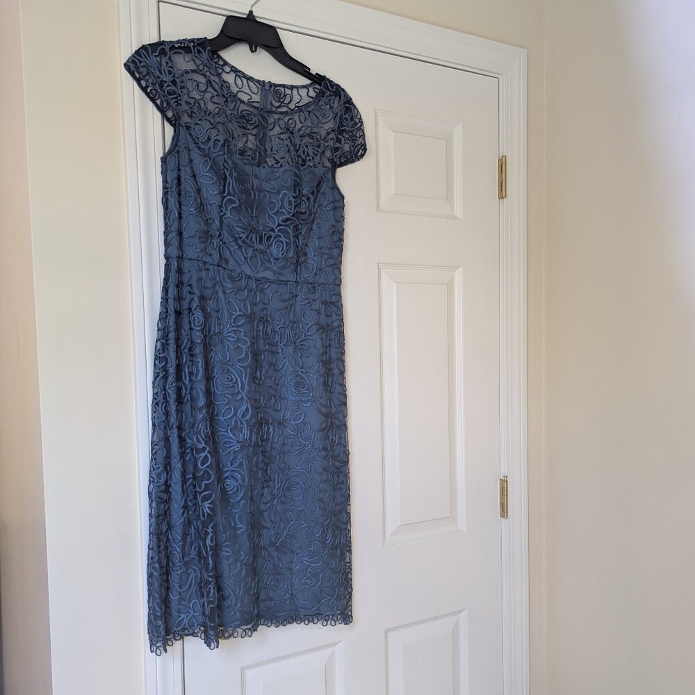 Oleg Cassini Blue formal dress